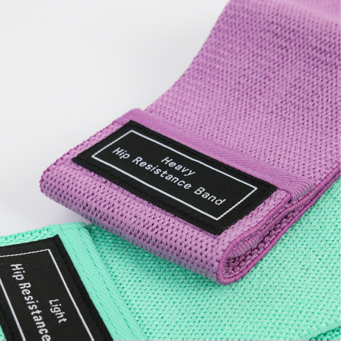 Hip Resistance Bands – Non-Slip Fabric Exercise Bands for Glutes, Legs, and Thighs Color – Set of 3