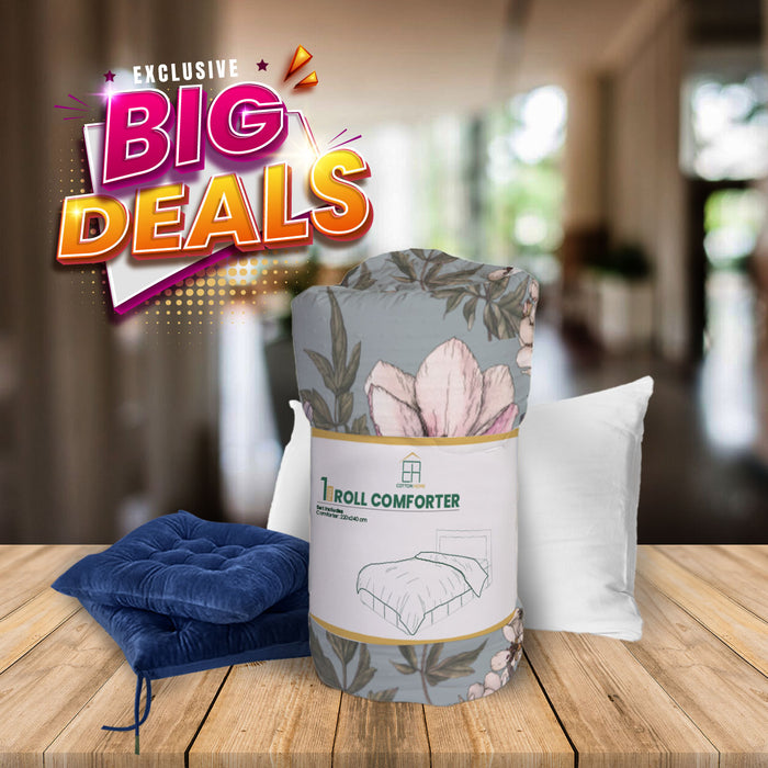 4 Piece Big Deals - Comforter Combo Offer - Paradise