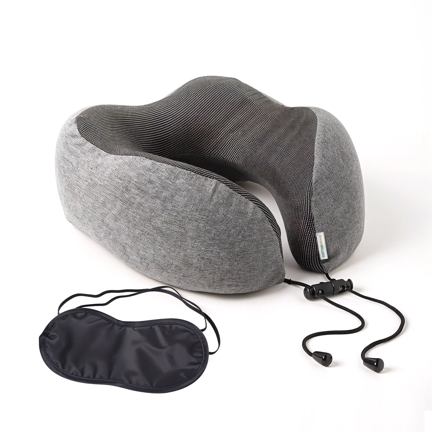 Buy Travel Pillow Memory Foam Grey In Dubai, Abu Dhabi, UAE Online
