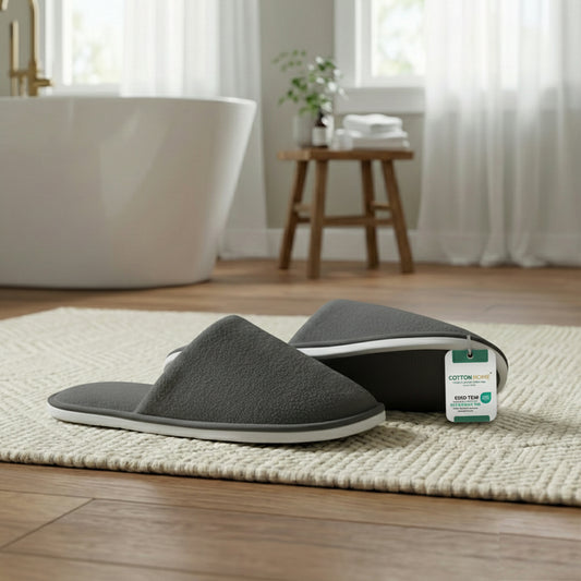 Bathroom Slipper – Soft Lightweight Gray