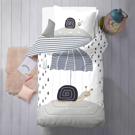 3Piece Baby Crib Comforter Set 90x120 Cotton Comforter, Filled Pillow & Pillow Cover – Shelly Rains