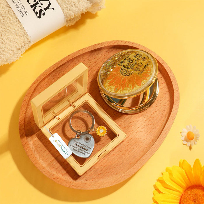 Bath Gift Box Set – Luxe Yellow Spa Care Package with 8 Relaxing Self-Care Items for Women, Mom, Wife, Sister, Friends