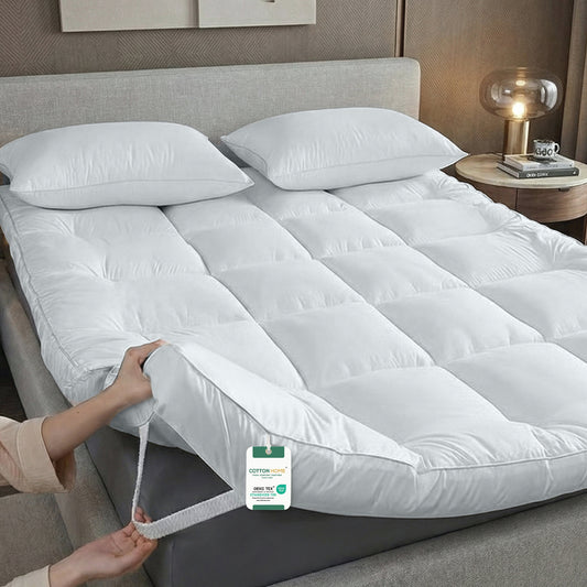 Mattress Topper Extra Thick 120x200+10cm White