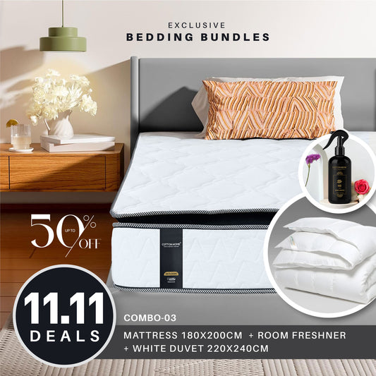 11.11 Mega Comfort Combo – Mattress, Duvet & Essentials Bundle 3