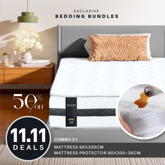 11.11 Mega Comfort Combo – Mattress, Mattress Protector Bundle 21