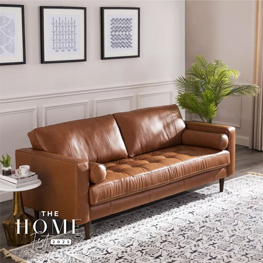 Home Fest 2025 Comfort Combo – 3Seater Faux Leather Sofa