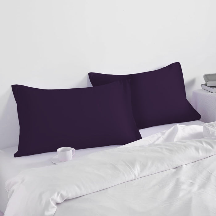 Super Soft Pillowcase 2PC Set - 50x75cm Violet