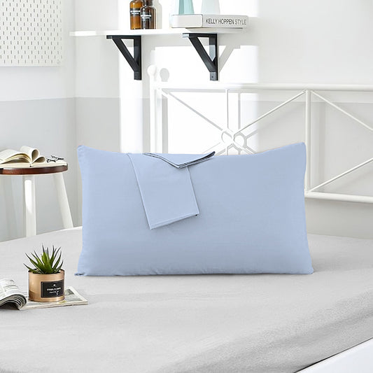 Super Soft Pillowcase 2PC Set - 50x75cm Sky Blue