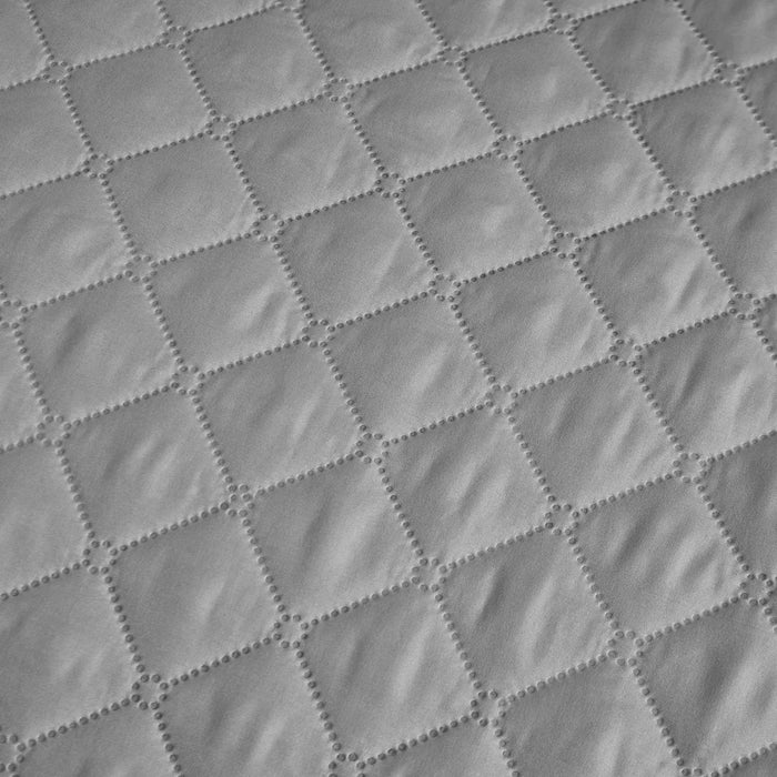 Ultimate Sofa Protector 2 Seater: Water Resistant Sofa Couch Cover for Ultimate Comfort |  Furniture Protector for Pets Kids - Silver - Cotton Home