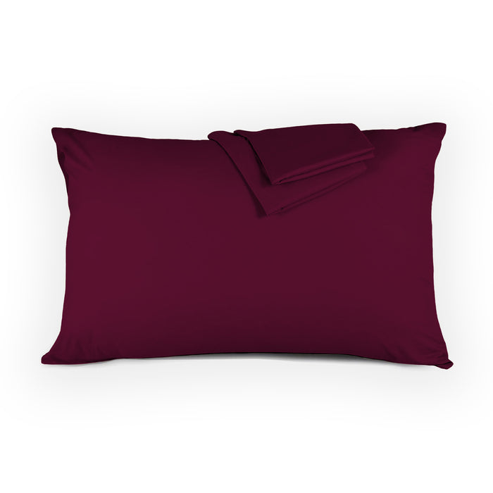 Super Soft Pillowcase 2PC Set - 50x75cm Burgundy