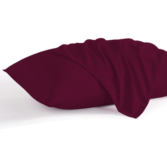Pillow Cover with Pressed Pillow Set- 50x75cm - Dreamy Comfort Combo Burgundy - 2 Piece - Cotton Home