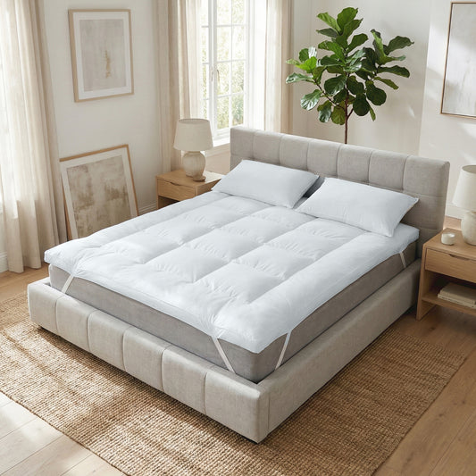 Mattress Topper 140x200+5cm - White