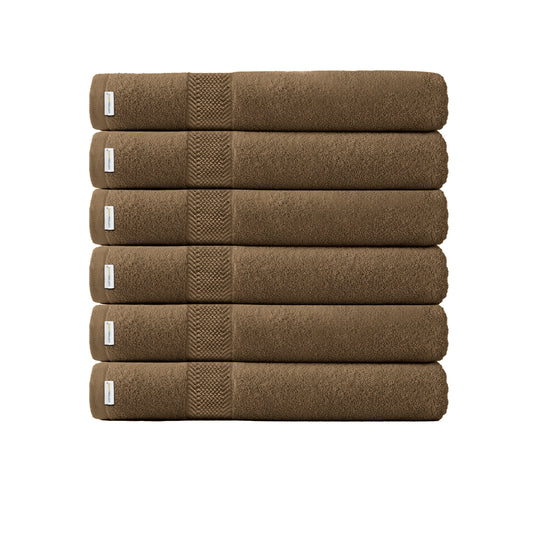 Cotton Bath Sheet 100x150 CM 6 Piece Set-Soft Feel, Quick Dry, Highly Absorbent Durable Towels - Cotton Home