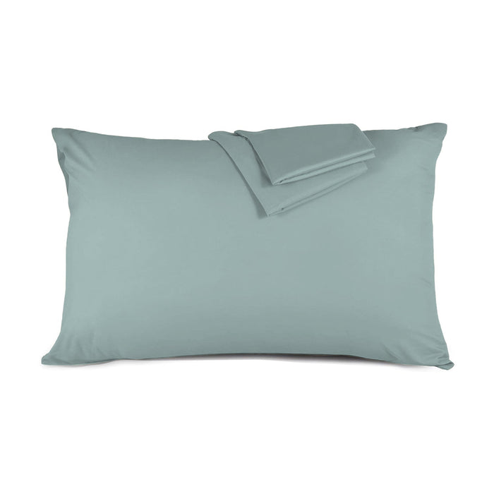 Pillow Cover with Pressed Pillow Set- 50x75cm - Dreamy Comfort Combo Metalic Blue - 2 Piece - Cotton Home