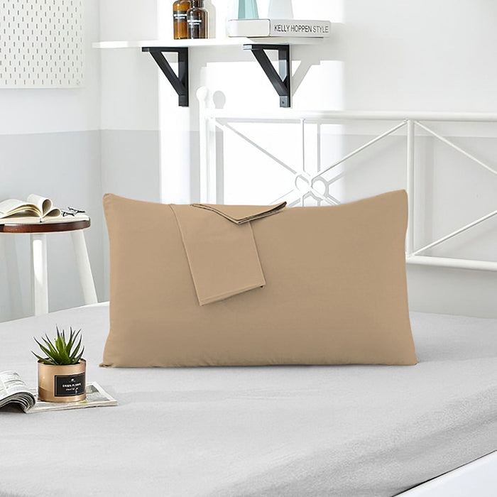 Pillow Cover with Pressed Pillow Set- 50x75cm - Dreamy Comfort Combo Golden - 2 Piece - Cotton Home