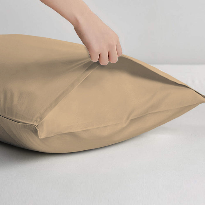 Pillow Cover with Pressed Pillow Set- 50x75cm - Dreamy Comfort Combo Golden - 2 Piece - Cotton Home