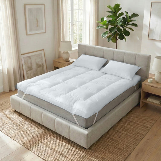 Mattress Topper 120×200+8cm - White