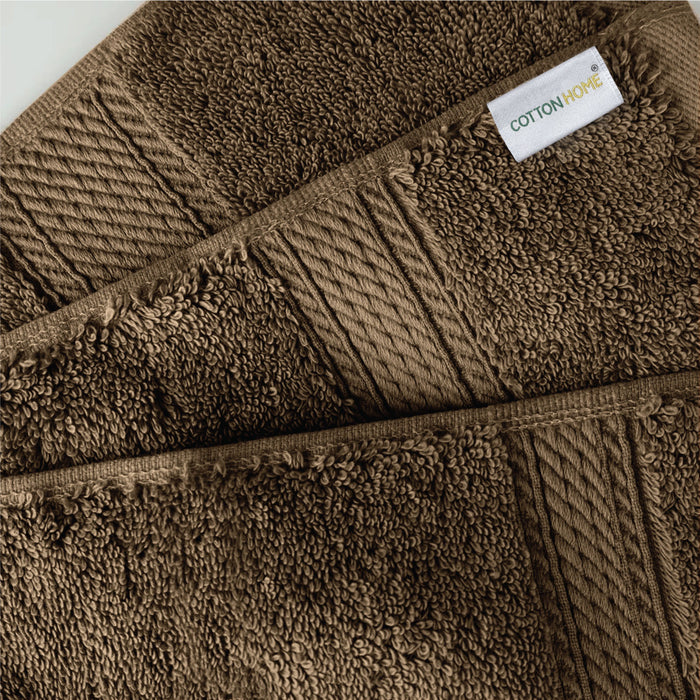 Home Fest 2025 Comfort Combo – Towels & Slippers Set-BROWN