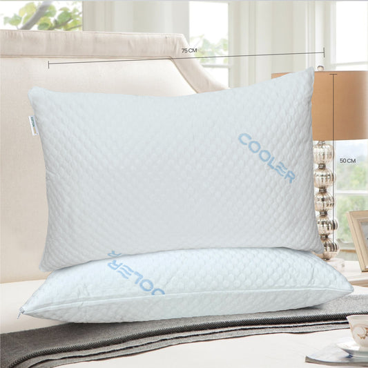 Collant Waterproof Pillow Protector 50 X 75 CM - 2 Piece, White