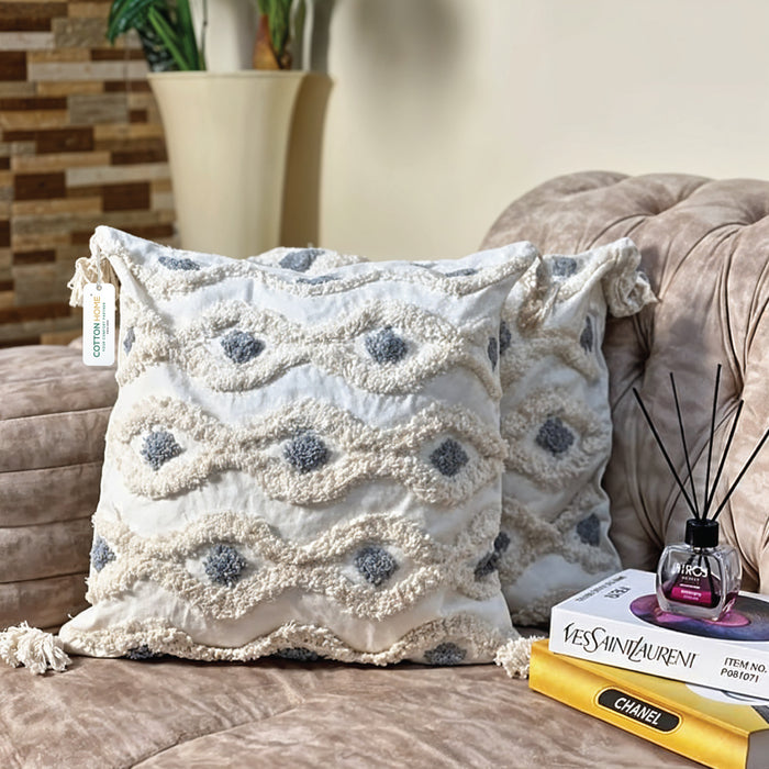 Home Fest 2025 Comfort Combo – 3PC Throw Pillow 45x45cm Ripple