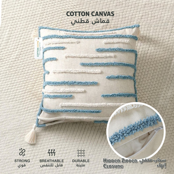 Home Fest 2025 Comfort Combo – 3PC Throw Pillow 45x45cm Stripe