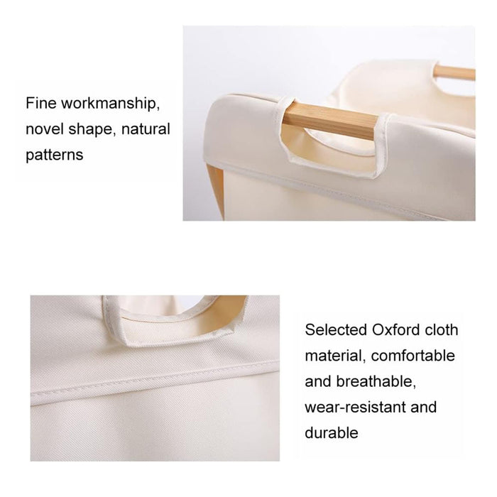 Home Fest 2025 Comfort Combo - Laundry Basket with Bamboo Handles