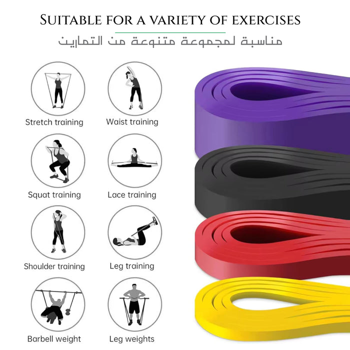 Exercise Resistance Band β Elastic Yoga & Pilates Band for Home Fitness & Strength Training