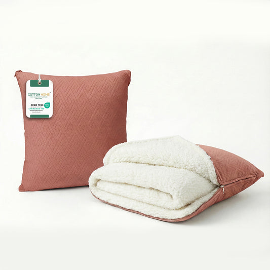 Dormella 2-in-1 Cushion with Blanket 40x40cm Cushion with 160x220cm Blanket Pink