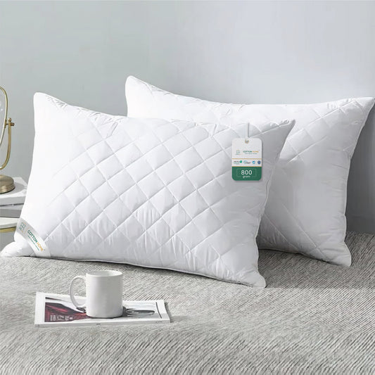 Beverly Quilted Pack of 2 Pillow Cotton Pillow 50x70cm - Cotton Home