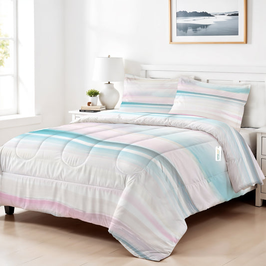 Premium Cotton 4PC Bedding Set Kids Comforter Set 160x220cm Gradient Glow