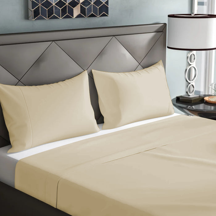 3 Piece Flat Sheet Set Super Soft Dk Phone Queen