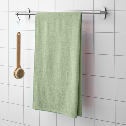 Mint Green 100% Cotton Bath Sheet 100x150cm