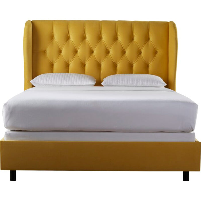 Upholstered Low Profile Standard Bed