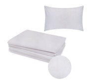 BS4 DISPOSABLE BEDSHEET & 1PC PILLOW CASE-70GSM