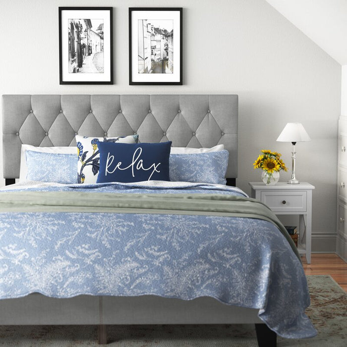 Navon Upholstered Low Profile Standard Queen Bed - Cotton Home