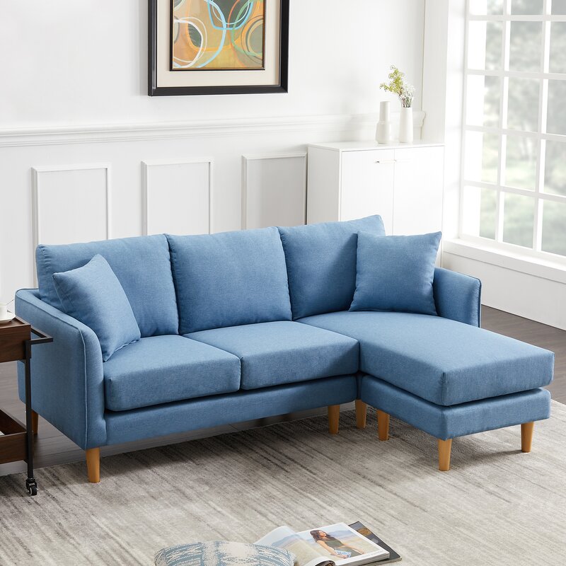 Tarclair Wide Reversible Sofa Chaise with Ottoman