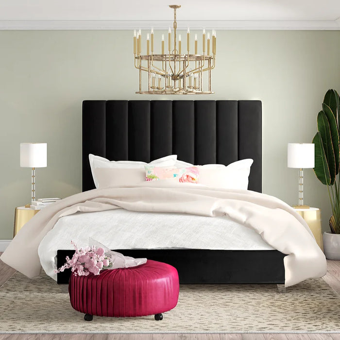 Terbal Tufted Upholstered Platform Bed - Cotton Home