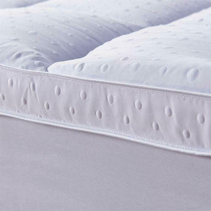 Premium Hotel Quality Extra Deep 120X200+5 cm 3D Bubble Mattress Topper Elastic Corners - Cotton Home