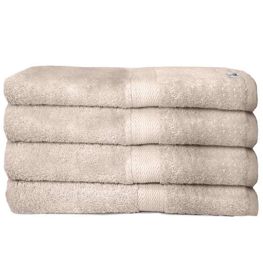 Cotton Bath Towel 70x140 CM 4 Piece Set-Soft Feel, Quick Dry, Highly Absorbent Durable Towels