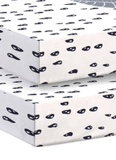 Premium Cotton 3-Piece Baby Crib Bedding Set (120x60 cm) Fitted Baby Mattress Sheets and Protector Shelly Rains