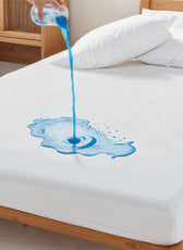 Coral Fleece Waterproof Mattress Protector 90x200+35cm with Deep Pocket - Cotton Home