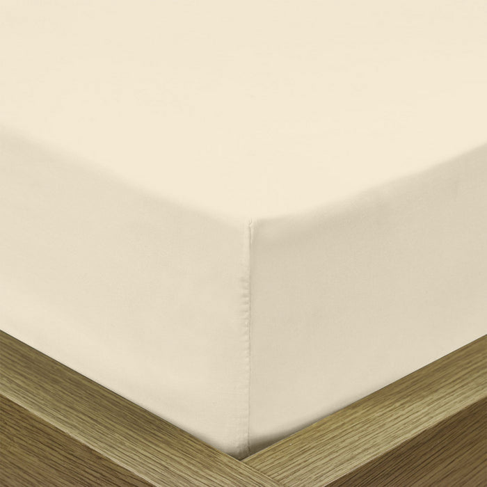 Rest Super Soft Fitted sheet 120x200+25 cm - Ivory