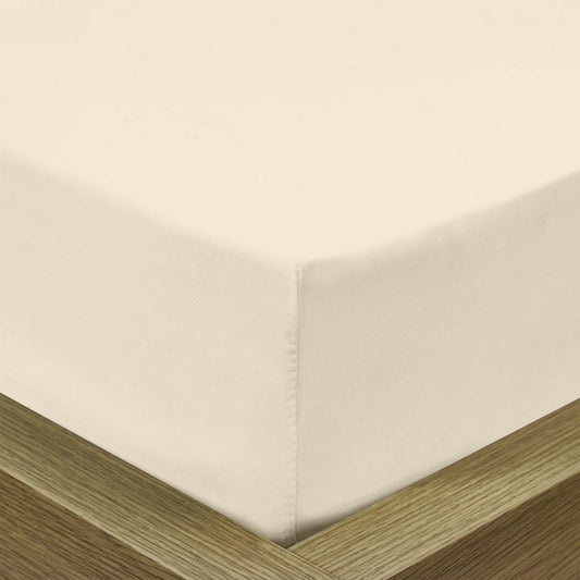 Rest Super Soft Single Flat Sheet 160x220cm-Ivory