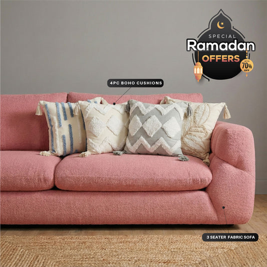 Ramadan Special Sale – Italian Pearl Design 3-Seater Sofa