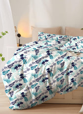 Duvet Cover 4 piece set Queen size High quality 220x240 duvet cover with Fitted sheet and pillow cases Forest - Cotton Home
