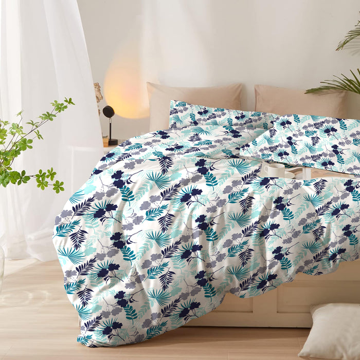 Duvet Cover 4 piece set Queen size High quality 220x240 duvet cover with Fitted sheet and pillow cases Forest