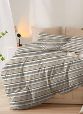 Duvet Cover 4 piece set Queen size High quality 220x240 duvet cover with Fitted sheet and pillow cases Fusion - Cotton Home
