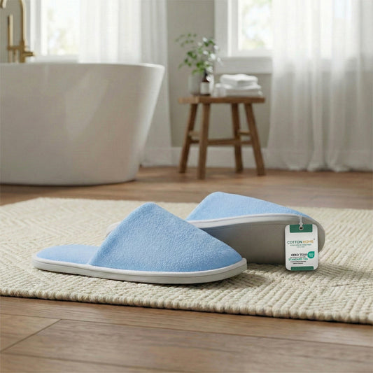 Bathroom Slipper – Soft Lightweight Sky Blue