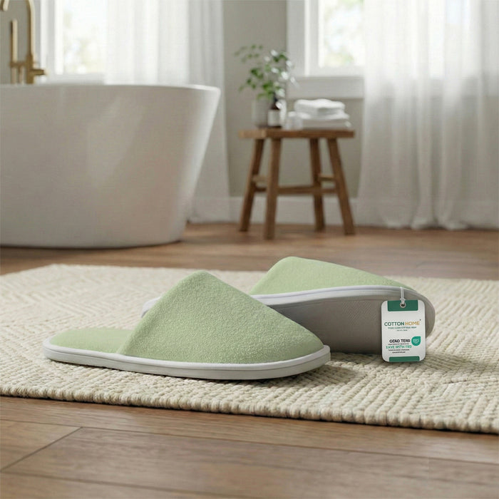 Bathroom Slipper – Soft Lightweight Mint Green