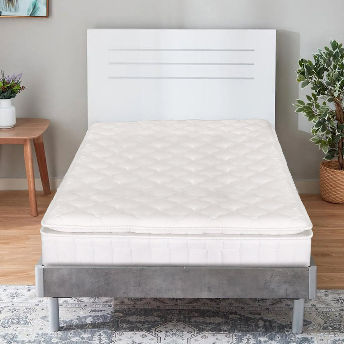 Bed best sale pillow top